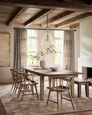 Yukon 80" Warm Acacia Live Edge Solid Wood Dining Table - image 20 of 22