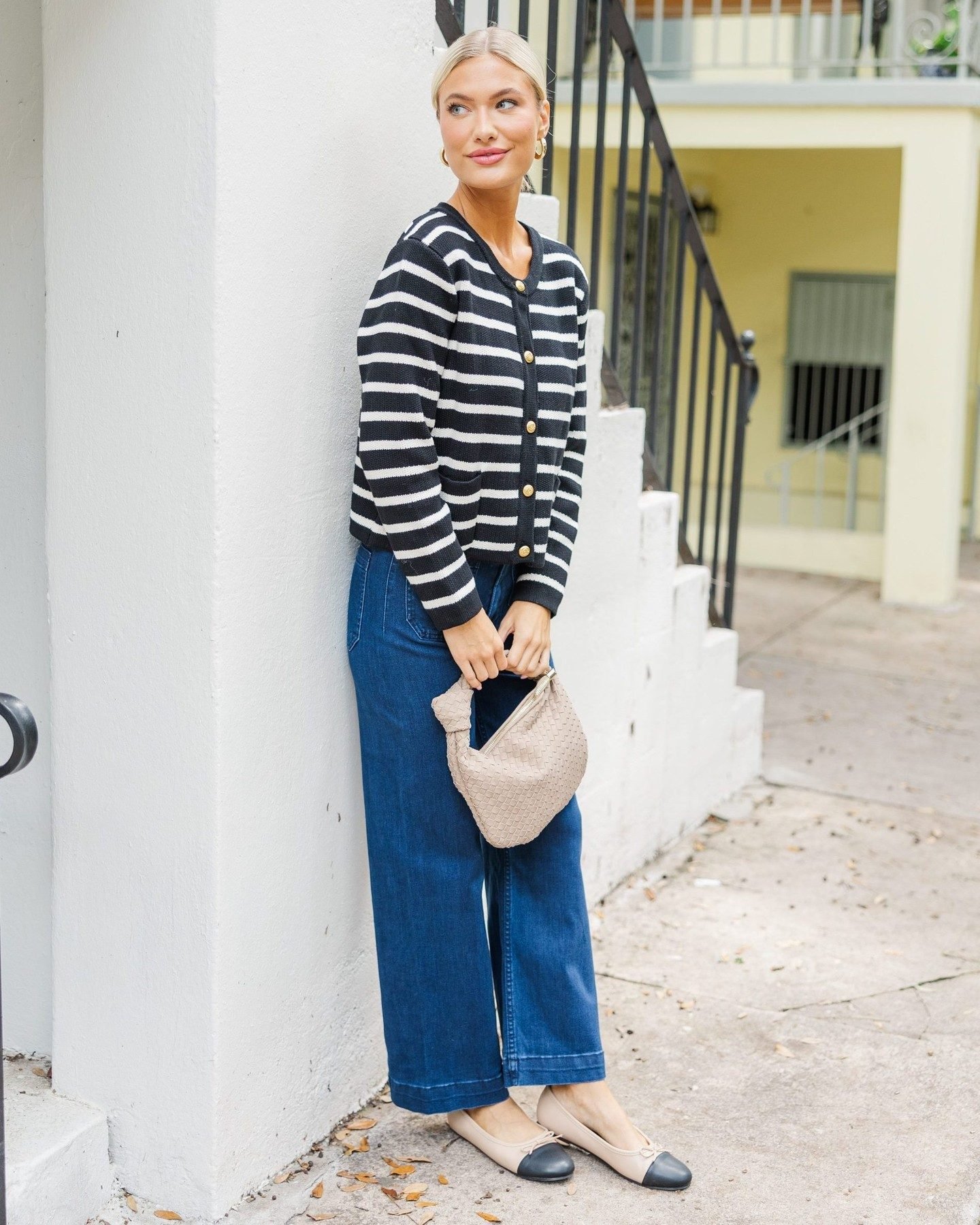 Ready To Go Black Striped Cardigan – Shop the Mint