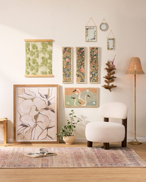 Neutral Gardens by Alex Black Framed Wall Art World Market