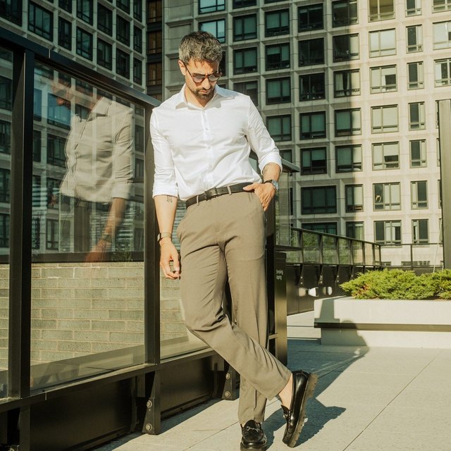 White Stretch Dress Shirt TEKFIT Collar Mobility | KC White Stretch Dress Shirt TEKFIT Collar Mobility | KC