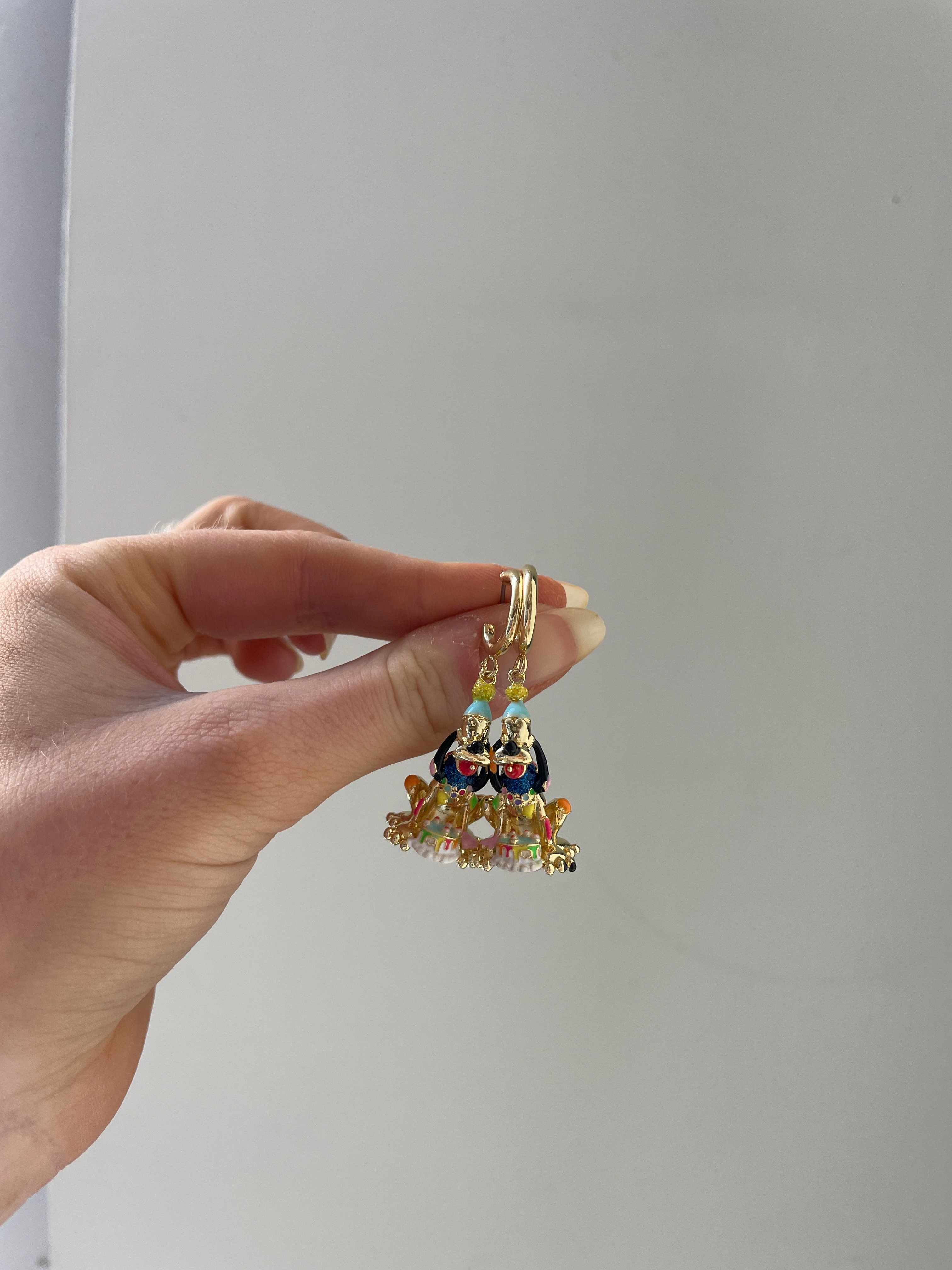 Pluto Disney Celebration Earrings - Gold – Disney Pluto