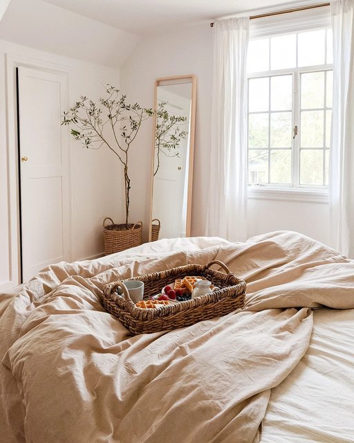 Hinoki Wood Floor Mirror | Minimalist Wood Standing Mirror   – The Citizenry