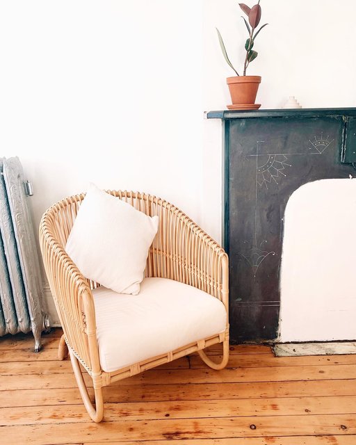 Tara Rattan Lounge Chair