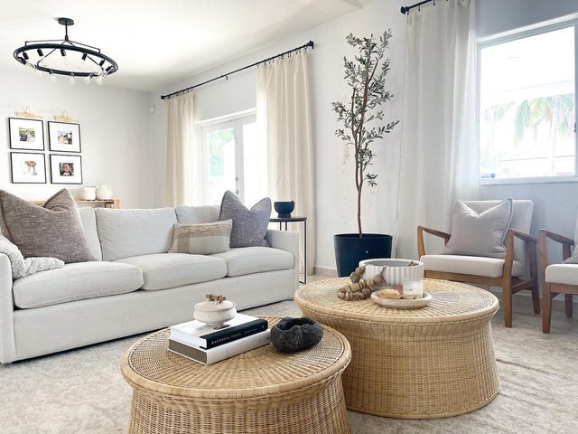 Ora Wicker Coffee Table