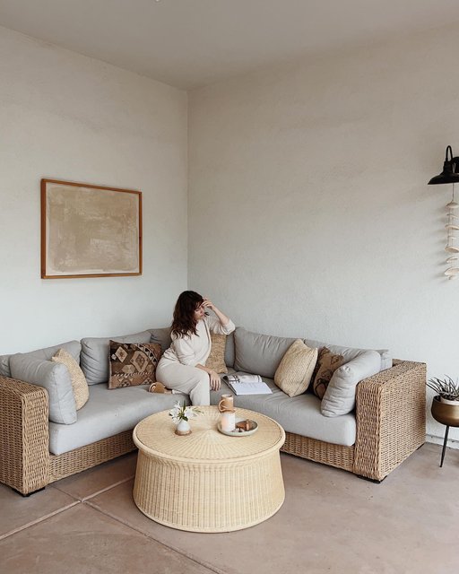 Ora Wicker Coffee Table