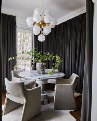 Kota 47" Round Marble Dining Table - image 7 of 8