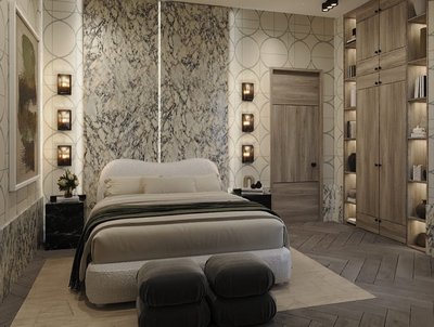 Diana Camel Brown Boucle King Bed - image 11 of 14