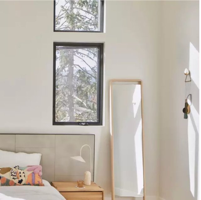 Hinoki Wood Floor Mirror | Minimalist Wood Standing Mirror   – The Citizenry