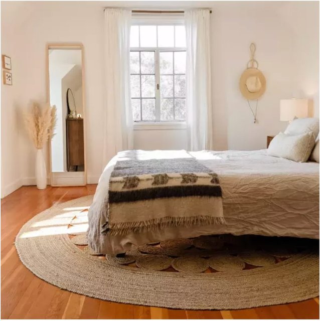 Hinoki Wood Floor Mirror | Minimalist Wood Standing Mirror   – The Citizenry