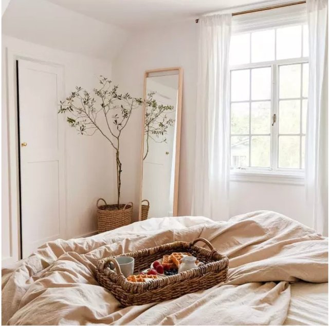 Hinoki Wood Floor Mirror | Minimalist Wood Standing Mirror   – The Citizenry