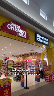 Hurry into @directchemistoutlet to get up to 40% off Garnier products 🙌🙌