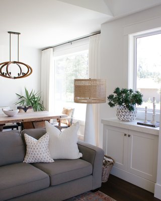 Santorini White Plaster Floor Lamp with Woven Shade 61.5" - image 8 of 9