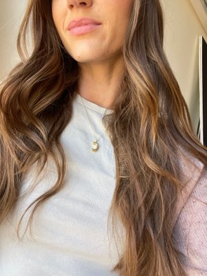 Classic Custom Gold Initial Necklace - Gold