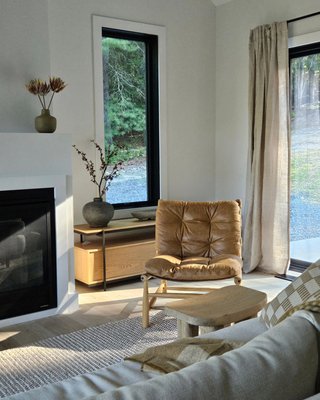 Henning Leather Accent Chair - image 12 of 14