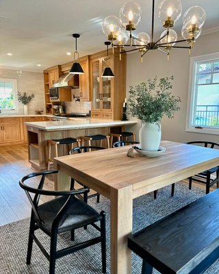 Terra 90" Natural White Oak Solid Wood Dining Table - image 22 of 22