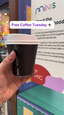 Today is Free Coffee Tuesday! 😍 Just scan the QR code at The Coffee Club, join our Minis Family and the coffee is yours! ☕ See you there 😉

Terms & Conditions Apply. Visit the link in our bio for more information.
