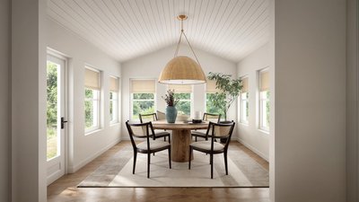 Libby Black Wood and Natural Cane Dining Chair - image 15 of 16