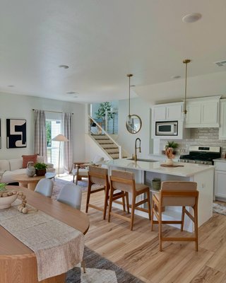 Tom Natural White Oak Wood 40" Round Three-Legged Coffee Table by Leanne Ford - image 18 of 20