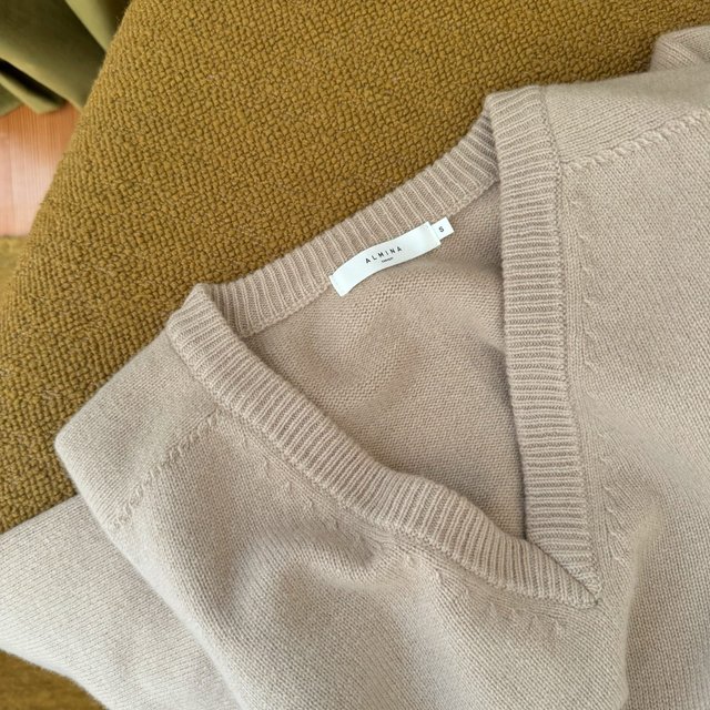 Our cozy wool beige sweater