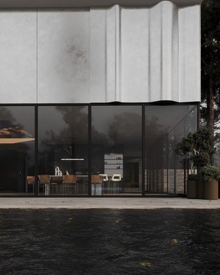 Surf Sling Untanned Leather Dining Chair - image 9 of 13