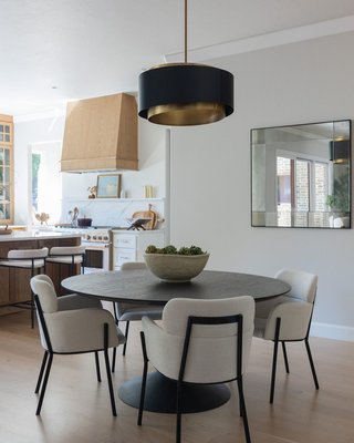 Azalea Black and White Boucle Dining Chair Set of 4 - image 9 of 10