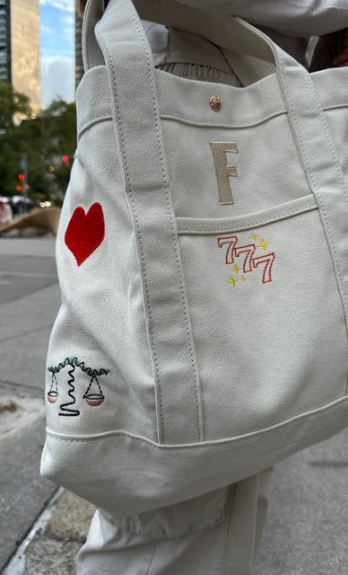 Custom Icon Tote - Natural