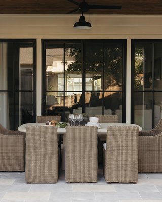 Abaco Resin Wicker Outdoor Lounge Chair with Natural Sunbrella ® Cushions - image 15 of 18