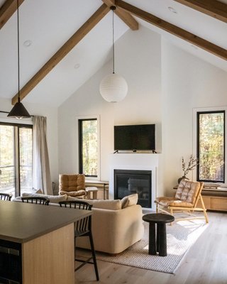 Henning Leather Accent Chair - image 11 of 14