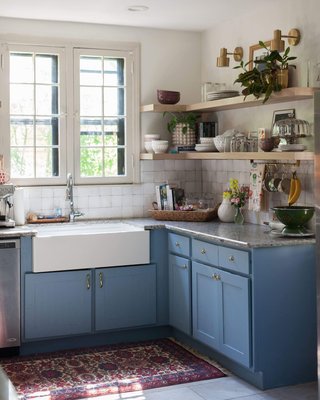 Large White Scallop Eyelet Stoneware Colander by Laura Kim - image 7 of 8