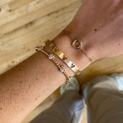 Mickey Mouse Disney Pavé Cuff Bracelet - Mickey Mouse