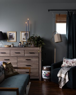 Allegra Rattan and Linen Task Floor Lamp 63" by Jake Arnold - image 13 of 14