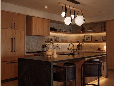 Fields Charcoal Cane Counter Stool by Leanne Ford - image 9 of 10