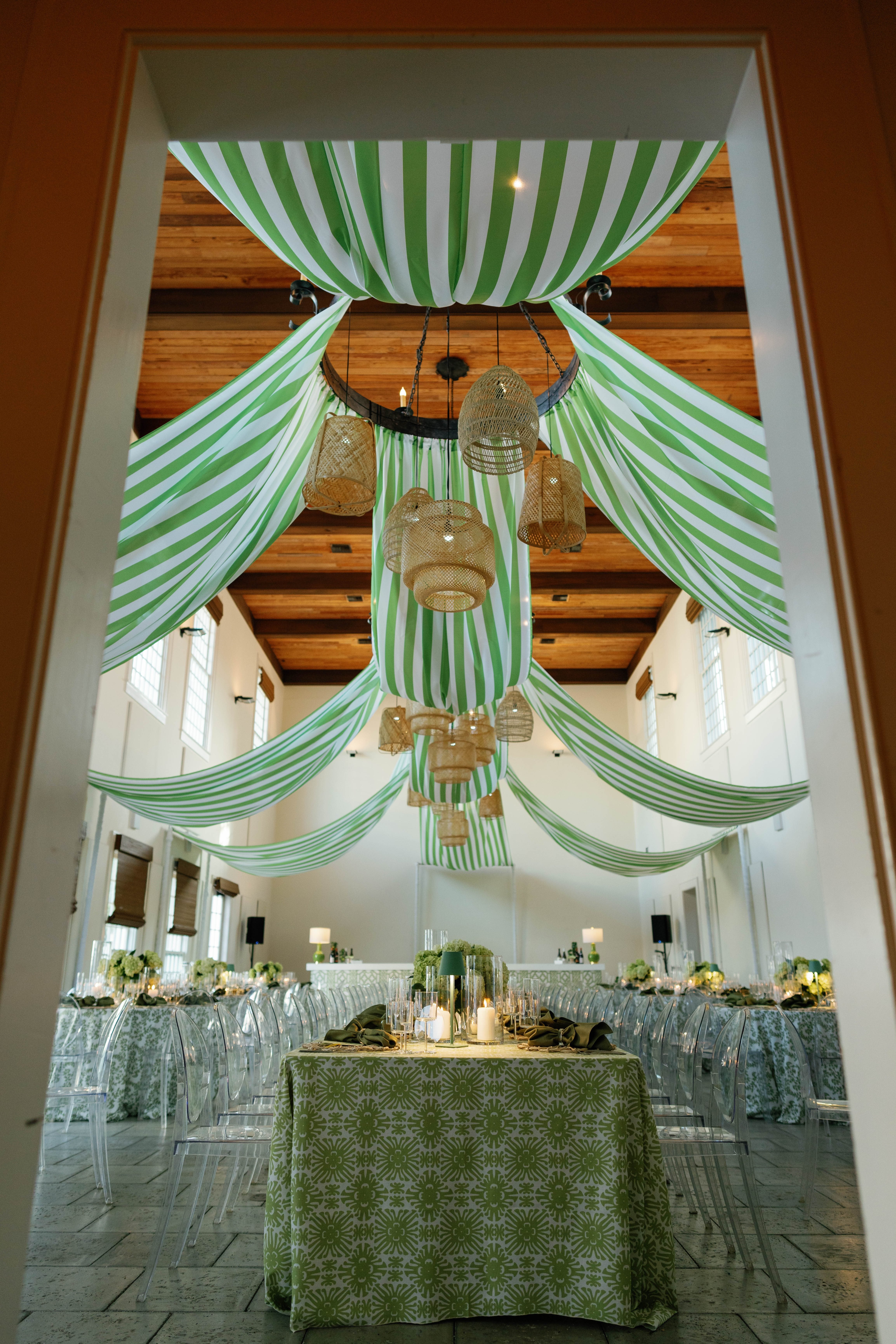 Cay Aloe Table Runner - Linen Rentals | Wedding Table Linen