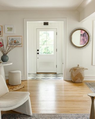 Clarendon Brass Large Round Wall Mirror 32" - image 5 of 9