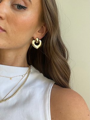 Geraldine Earrings - Gold