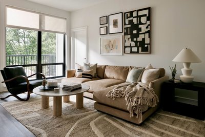 Homage Marble and White Oak Wood 60" Oval Coffee Table - image 9 of 12