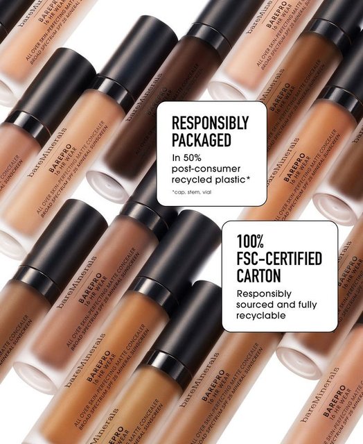 BAREPRO® 16HR All Over Skin-Perfecting Matte Concealer Mineral SPF 25