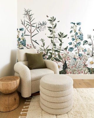 Snoozer Grey Boucle Storage Nursery Ottoman - image 14 of 14