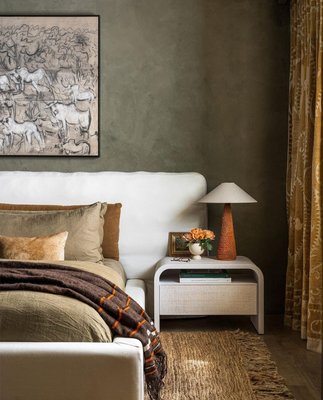 Rica 28" Whitewash Grasscloth Nightstand by Leanne Ford - image 7 of 9