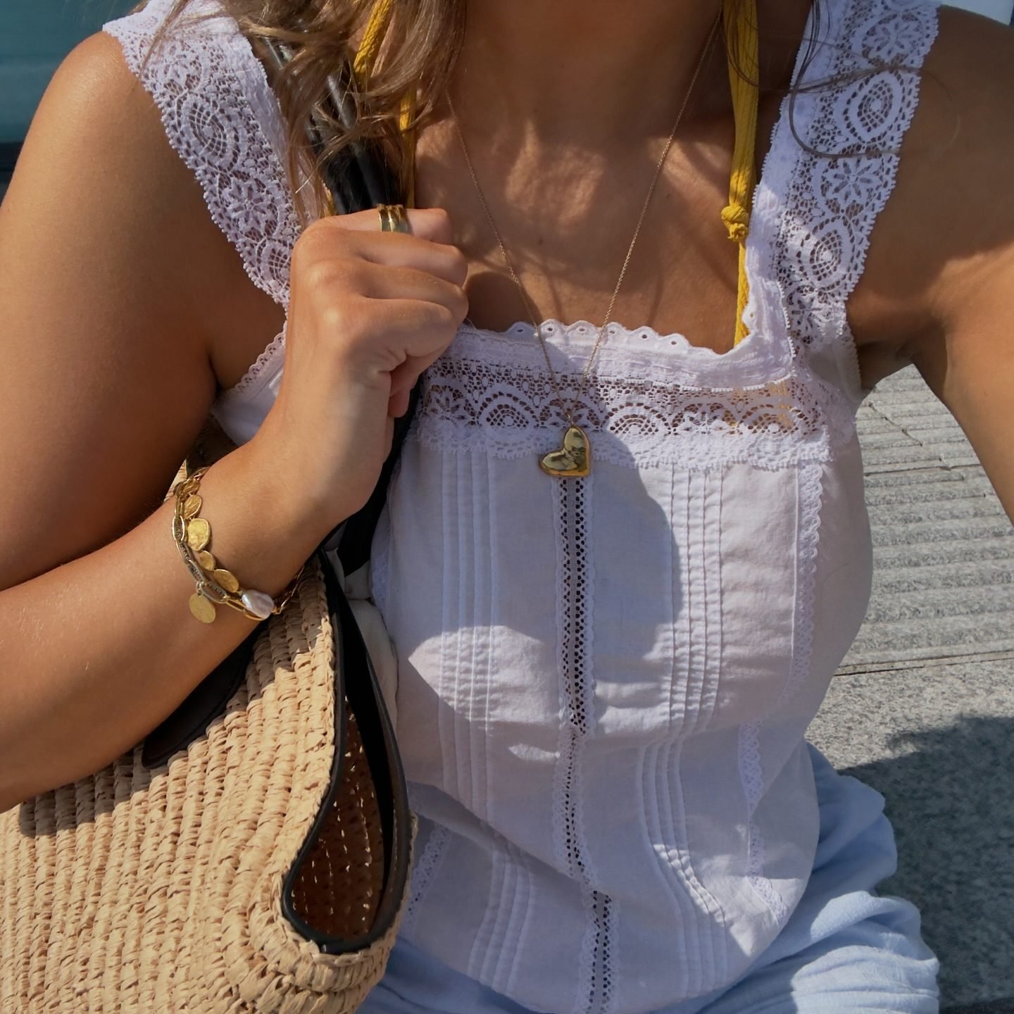 Capri Disc Cocktail Earrings in 18k Gold Vermeil on Sterling