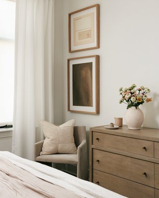 Keane 42" Weathered Natural Solid Wood 5-Drawer Tall Dresser - image 7 of 10