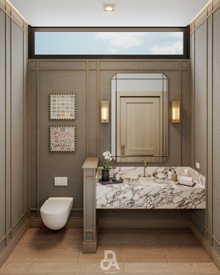 Sureau Antiqued Black Rectangular Wall Mirror 24x48 - image 13 of 14