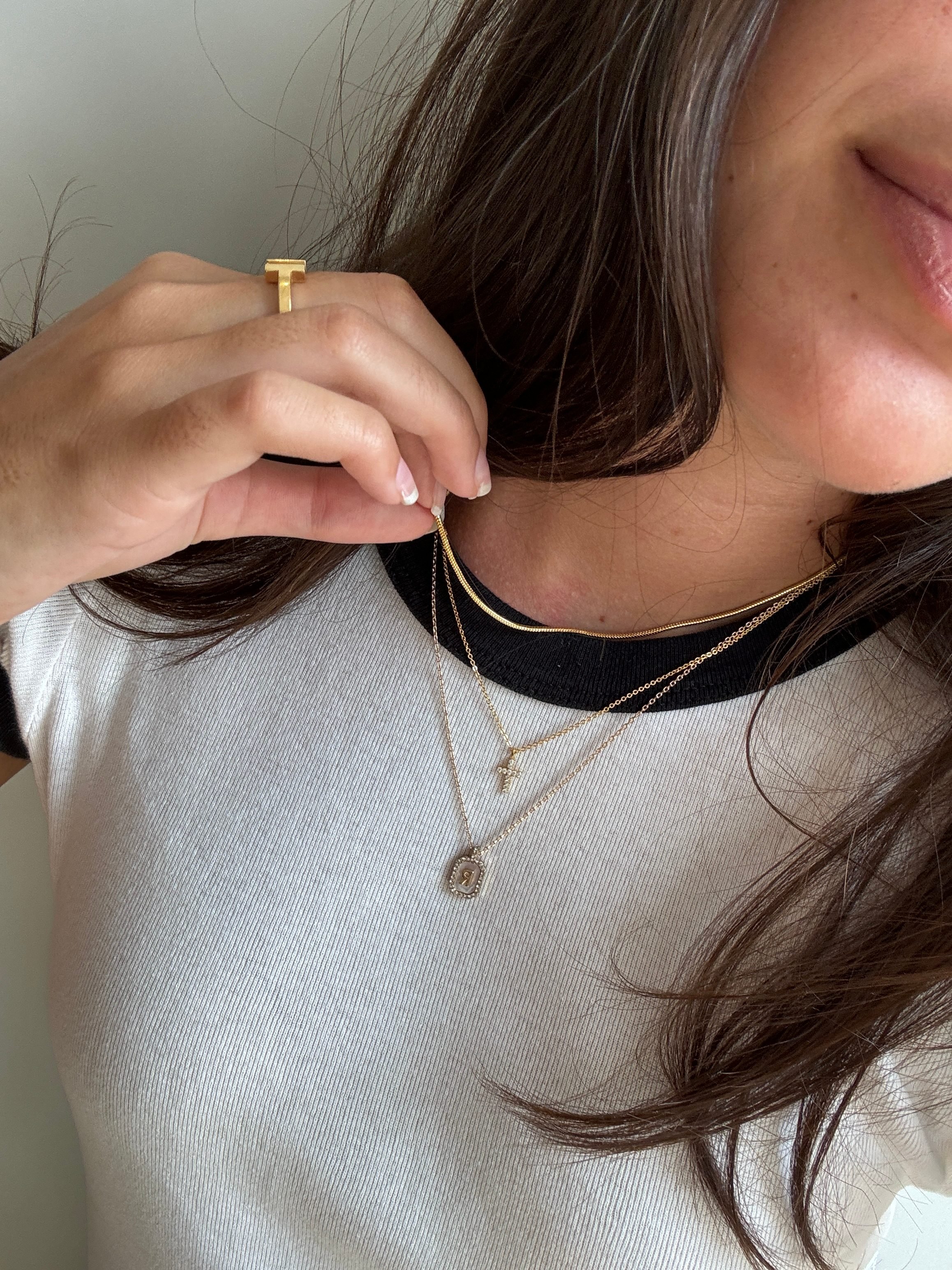 ★PEARLY MORE★ bold chain necklace ☆PEARLY MORE☆ Bold Pearl Clip Chain Necklace Pearl Paper