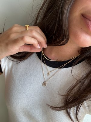 Stephanie 18K Gold Necklace - Gold