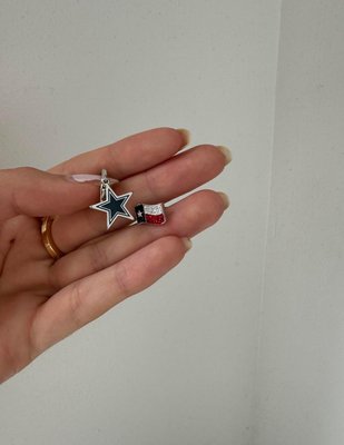 NFL Earring Set Dallas Cowboys – Set of two Dallas Cowboys