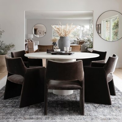 Graduate Beveled Black Round Wall Mirror 48" - image 6 of 8