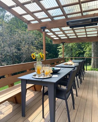 Alfresco Black Outdoor Dining Armchair - image 5 of 5