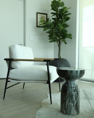 Sphere Small White Indoor/Outdoor Planter 20" - image 9 of 10