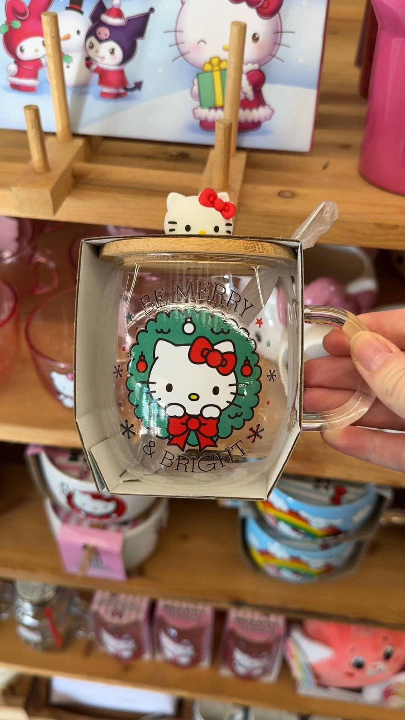 Hello Kitty Reusable Jars & Mug buy with Lid