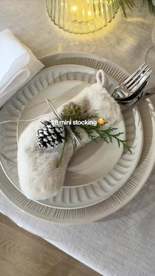 Play Winter White Knit Flatware Stockings, Set of 4 - video 0 of 0